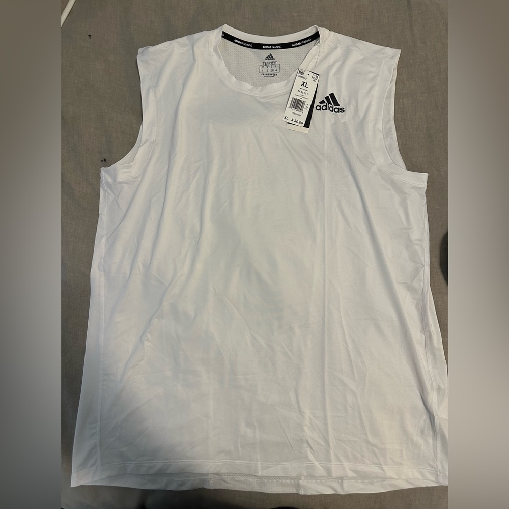 BRAND NEW sleeveless Adidas Shirt. XL.